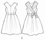 Dress Drawing Simple Sketches Easy Kids Sketched Different Sketch Dresses Summer Bridesmaid Some Prom Molly Mcclain Retro Getdrawings 1960s sketch template