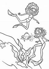 Coloring Pages Groovy Colouring Comments Diving Girls Library sketch template