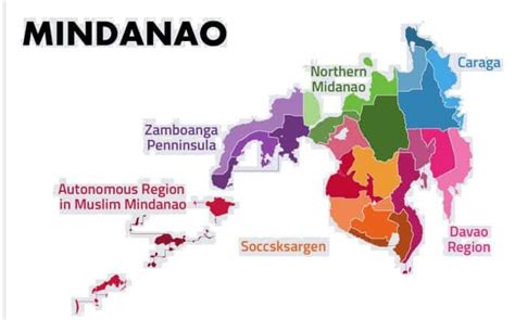 Mindanao Map Luzon