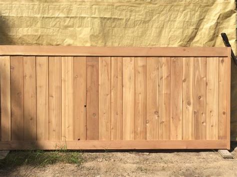 5 Ft X 8 Ft Solid Cedar Fence Panels Outside Victoria Victoria