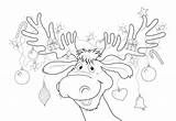 Malvorlage Ausmalen Elch Rentier Ausmalbilder Malvorlagen Weihnachten Rentiere sketch template