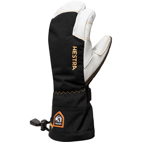 hestra army leather gtx  finger mitten mens backcountrycom