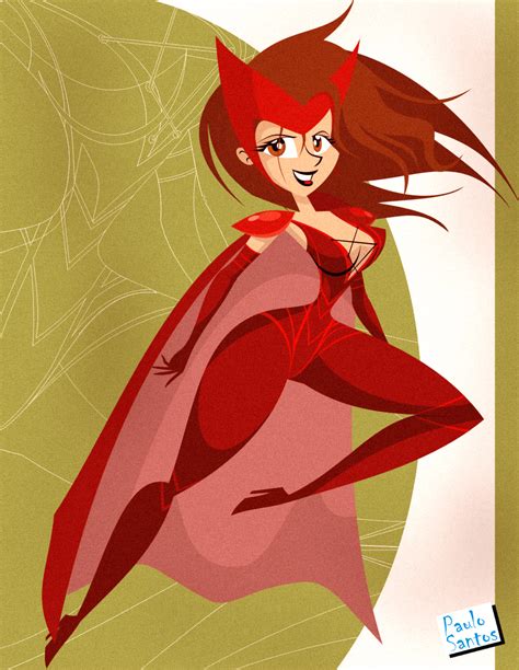 scarlet witch commission by captain paulo on deviantart
