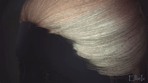 3d model realtime hair hairbin vr ar low poly cgtrader