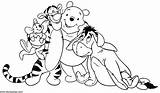 Coloring Pooh Winnie Pages Printable Igor Bear Tigger Friends Disney Colouring Characters Baby Popular Cute Eeyore Sheets Cartoon Silhouette Mixed sketch template