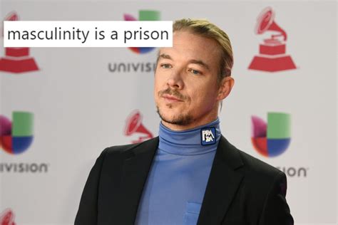 diplo shuts down sexuality question by saying masculinity