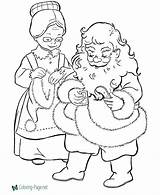 Claus Santa Coloring Pages Christmas Mrs Mr Printable Template Color Kids Print Clause Sheets Gif Raising His Detailed Raisingourkids Popular sketch template