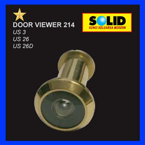 Jual Solid Lubang Intip Pintu Door View 214 Di Lapak Safety Lock