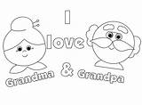 Grandparents Grandpa Grandparent Coloring4free Grandfather Abuelos Coloringpage Webstockreview sketch template