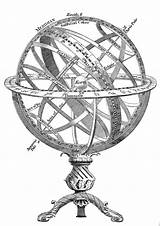 Steampunk Armillary Vintage Sphere Clipart Printable Globe Graphics Fairy Planetarium Astrolabe Drawing Instant Superb Victorian Clip Antique Mechanical Thegraphicsfairy Drawings sketch template