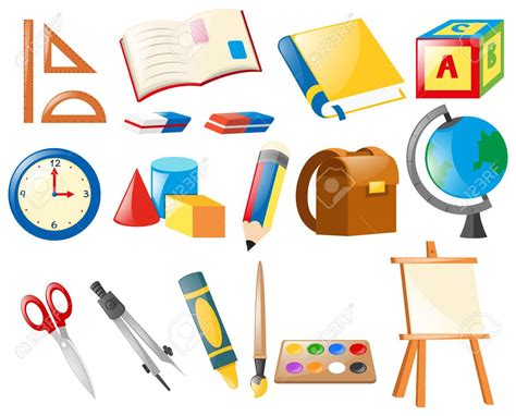 clipart school objects   cliparts  images  clipground