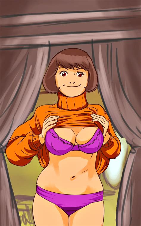 Xbooru Bra Breasts Scooby Doo Tagme Velma Dinkley 554076