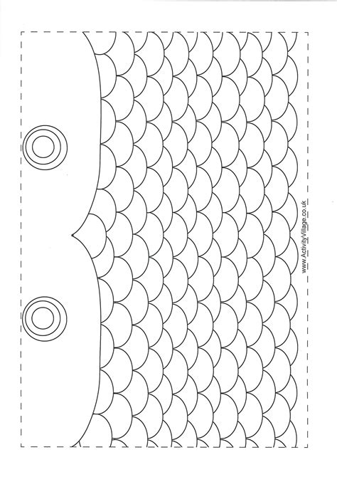 printable japanese fish kite template  printable templates