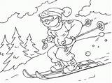 Coloring Skiing Pages Winter Sports Printable Color Colouring Print Coloringpages4u Sport Kids Popular Getcolorings Library Clipart Drawings Coloringhome sketch template