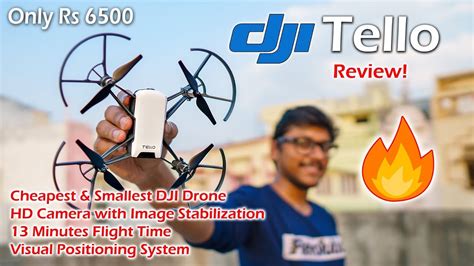 dji tello review cheapest dji drone  hd camera youtube