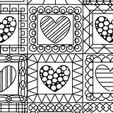 Coloring Pages Quilt Print Getcolorings Color Printable Getdrawings sketch template