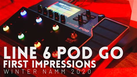 line 6 pod go first impressions namm 2020 interview with eric klein youtube