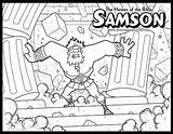 Samson Heroes Printable Jesus Kids Heros Delilah Sellfy Joshua sketch template