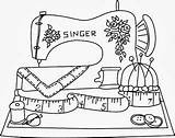 Sewing Machine Coloring Pages Embroidery Para Vintage Patterns Printable Maquina Drawing Applique Color Redwork Getdrawings Slot Coloriage Costura Google Couture sketch template