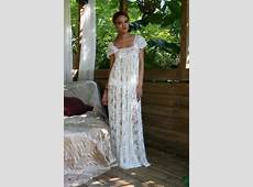 Sheer Lace Bridal Nightgown Wedding Lingerie Romance Boudoir Honeymoon