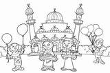 Eid Adha Familyholiday sketch template