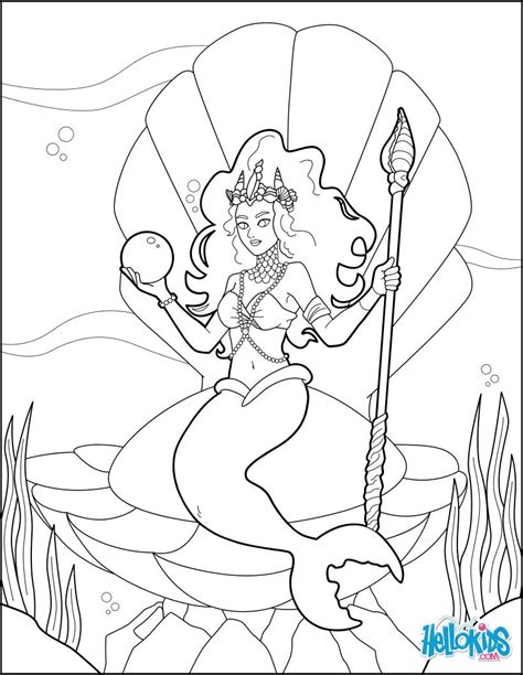 mermaid princess coloring page  original  princess coloring sheets  hellokidscom