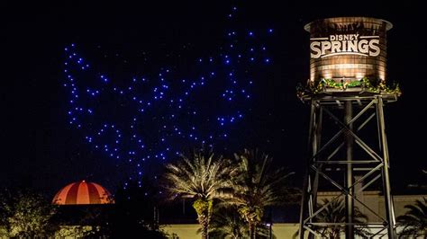 scenes     starbright holidays drone show  disney springs chip