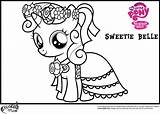 Belle Sweetie Coloring Pony Little Pages Mlp Princess Cadence Wedding Scootaloo Friendship Cutie Apple Bloom People Print Colors Pdf Together sketch template