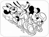 Pluto Sledding Disneyclips sketch template