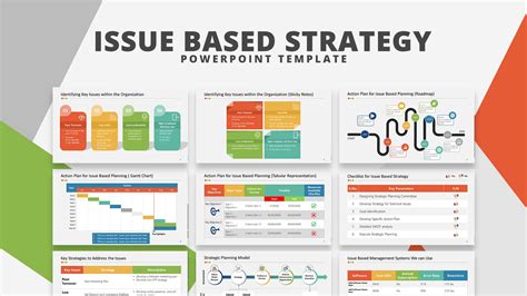 issue based strategy planning template cover slidemodel