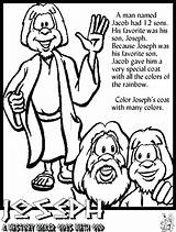 Coloring Joseph Jacob Pages Son Coat Many Colors Getdrawings Getcolorings sketch template