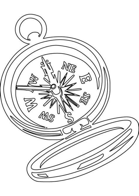 compass  coloring page rose coloring pages coloring pages