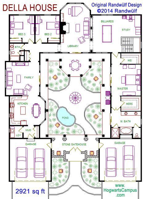 saving    design della house courtyard house plans house floor plans house flooring