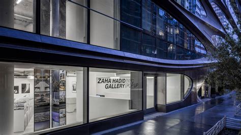 zaha hadid architects opens pop up gallery in new york city