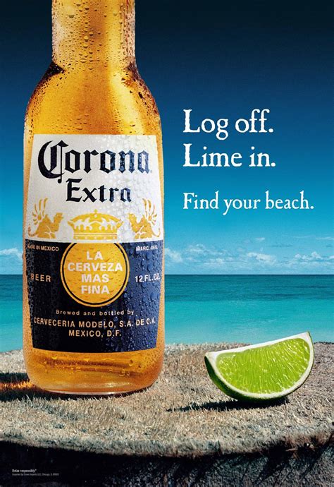 corona beer outdoor advert  cramer krasselt log  ads   world