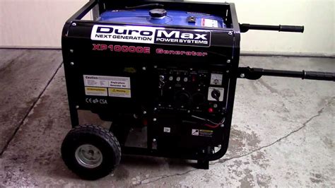 duromax xpe generator review  operation youtube