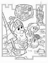 Coloring Pages Veggie Tales Bible Printable Kids Gideon Esther Veggietales Story Special Great Queen Honesty Colouring Books God Sheets Compassion sketch template