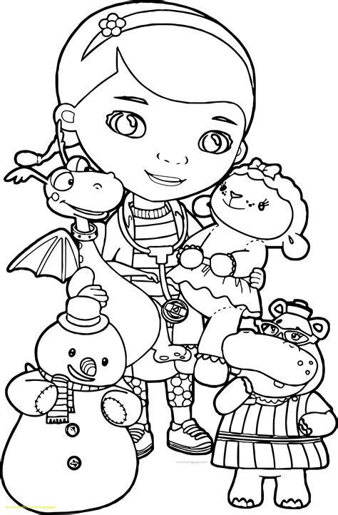 mcstuffins printable coloring pages  getcoloringscom