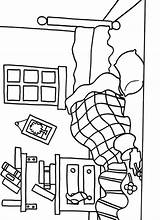 Coloring Pages Mr Men Room Messy Pages9 Bedroom Printable Print Getcolorings Kids Color sketch template