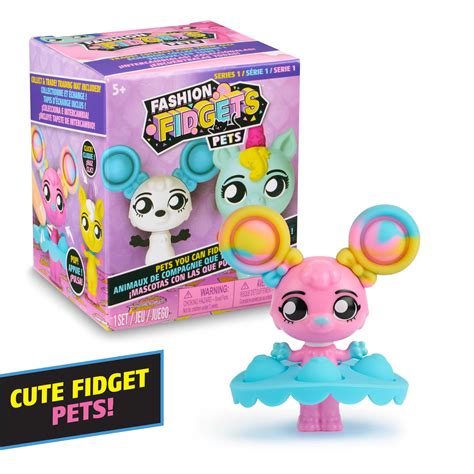fashion fidgets pets collectible fidget pet doll  wowwee  mystery doll included series
