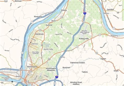 mid ohio valley regional airport map virginia