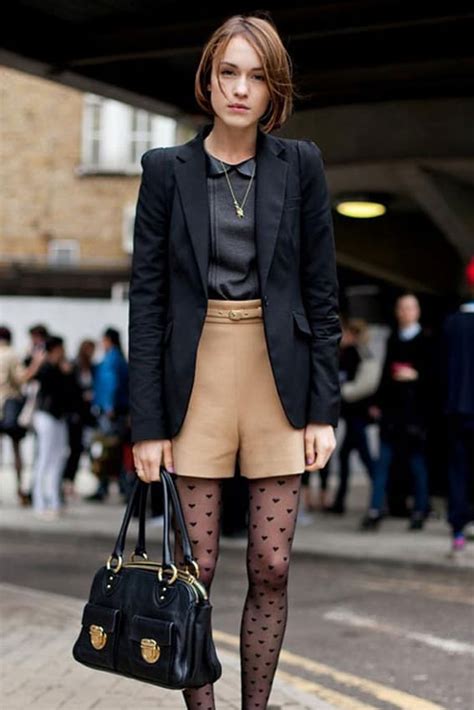 how to wear shorts in autumn and winter the fashion tag blog