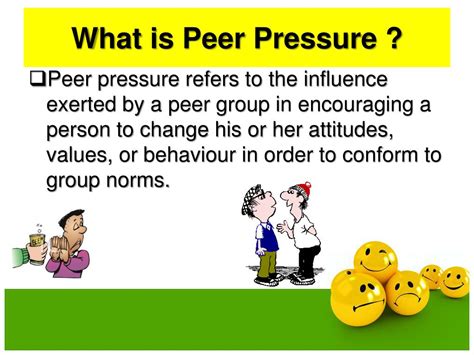 Peer Pressure Meaning Cation