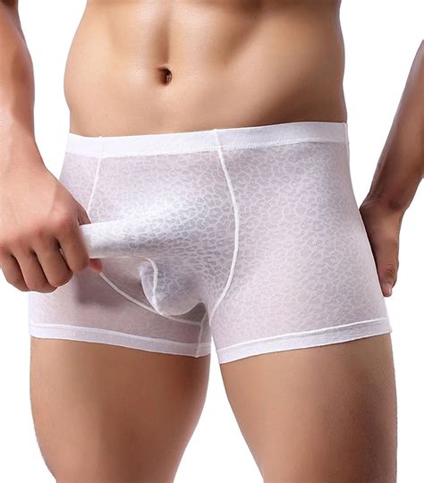 mendove men s separate long bulge pouch boxer underwear xl uk white