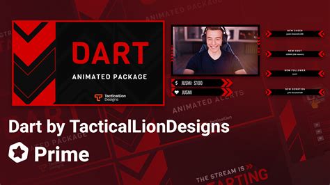 dart stream overlay package streamlabs