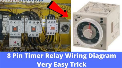 pin timer relay wiring diagram  easy trick youtube