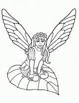Fairy Coloring Hadas Cuentos Imprime Pinta Pintarcolorear Kostenlos sketch template