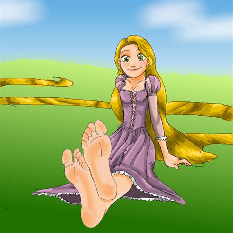rapunzel feet soles  amyroseater  deviantart