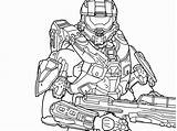 Halo Coloring Helmet Pages Getcolorings Printable sketch template