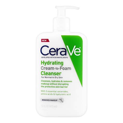purchase cerave hydrating cream  foam cleanser normal  dry skin ml   special